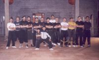 Master Chen junto a sus discípulos del círuclo interior