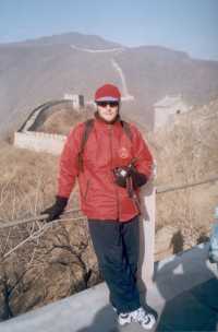 Prof. Marcel Toutin en la Muralla China